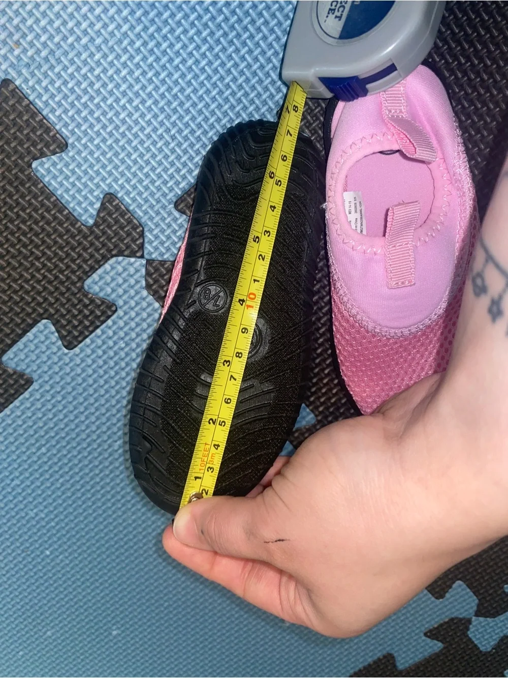 Wonder Nation Pink Mesh Slip-On Kids Water Shoes